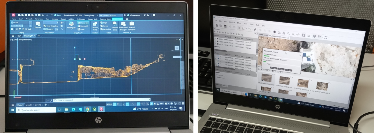 Hands on experience with the data collected in the field